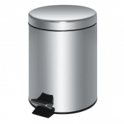 Stainless Steel Pedal Bin Silver 20Ltr