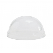 Compostable Cold Food Pot Domed Lids 170ml (Pack 1000)