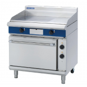 Blue Seal Evolution Chrome 1/3 Ribbed Griddle Static Oven El