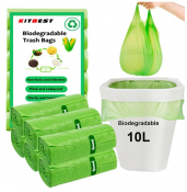 Compostable Food Caddy Liners 10Ltr -  6 Rolls of 20