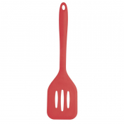 Kitchen Craft Silicone Flexibl e Slotted Turner Red 31cm