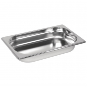 Vogue Stainless Steel GN 1/4 Gastronorm Tray 40mm