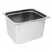 Vogue Stainless Steel Gastronorm 2/3 Tray 200mm