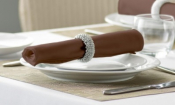 Alpha Plain Cocoa Napkin 51 x 51cm