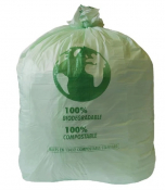 Green Compostable Bin Liners 90Ltr - Pack of 20