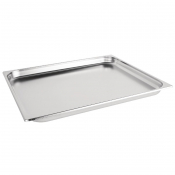 Vogue Stainless Steel 2/1 Gastronorm Tray 40mm