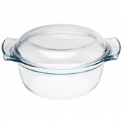 Pyrex Round Glass Casserole Di sh 3.75Ltr