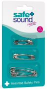 Assorted Safety Pins Pack of 15