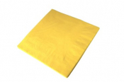 Napkins 2Ply - Yellow 33 x 33cm Case of 2000
