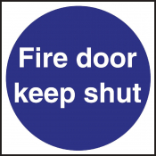 Fire Door Sign (100 x 100mm)