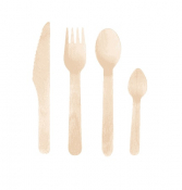 Biodegradable Wooden Forks Box of 1000