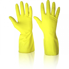 Yellow Rubber Gloves - Medium x 1 Pair