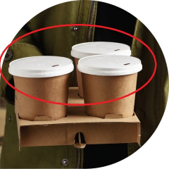 Paper Sip Thru Lids for 12-16 oz Cups - Box of 1000