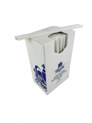 Plastic/compostable Straws 9mm x 230mm - Box of 200